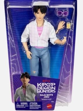 Mattel Netflix K-POP Demon Hunters Saja Boys Jinu Soda Pop MRFP Ready To Ship